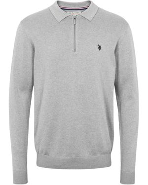 U.S. POLO ASSN. Pullover Umdave - Grau