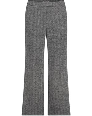 BETTY&CO Stoffhose Mit Lurexfaden - Grau