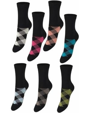 H.i.s. Socken (7 Paar) - Schwarz
