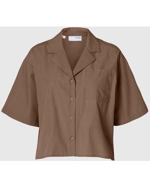 SELECTED Bluse - Braun