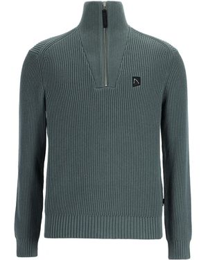 Chasin' Chasin Pullover Oliver Half Zip - Grün
