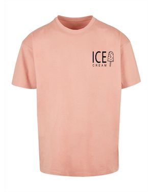 Merchcode T-Shirt Ice Cream - Pink