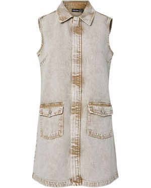 Pieces Kleid Pcfay - Grau