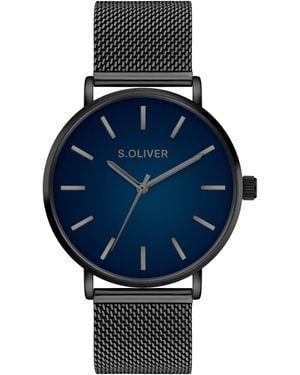 S.oliver Analoguhr - Blau