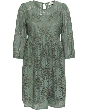 Kaffe Kleid Paula - Grün