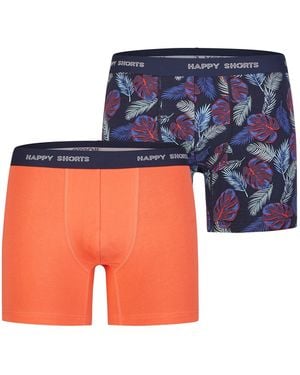 HAPPY SHORTS Retro Boxer Classic - Blau