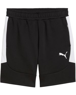 PUMA Sportshorts Teamevostripe - Schwarz