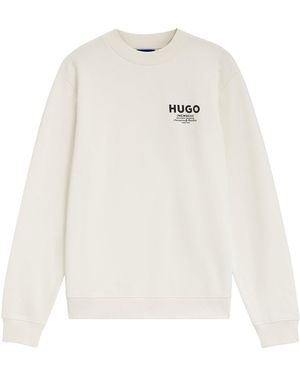 HUGO Sweatshirt Nespon - Weiß