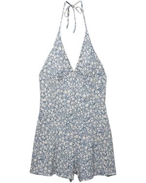 Pull&Bear Jumpsuit - Blau