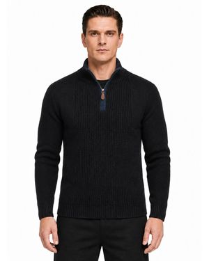 Allthemen Pullover Maschenbogen - Schwarz