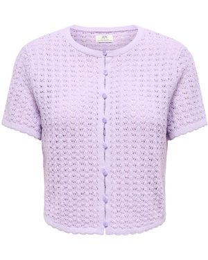 Jdy Strickjacke Christine - Lila