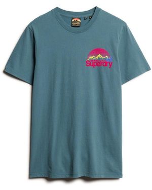 Superdry & Co T-Shirt - Blau