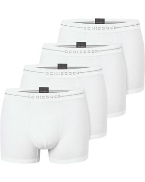 Schiesser Boxershorts Cotton Flex - Weiß