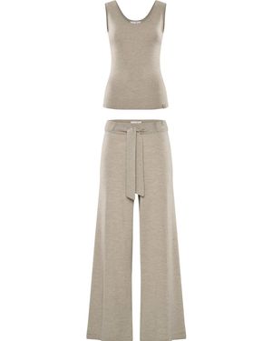 YOU LOOK PERFECT Hausanzug Loungewear Set - Weiß