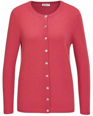 Goldner Strickjacke - Rot
