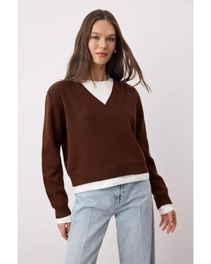 Trendyol Pullover - Braun