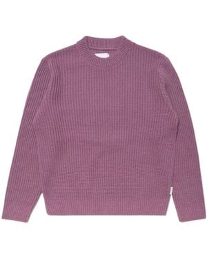 Edwin Pullover Nix Sweater Grape Nectar - Lila