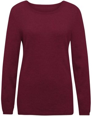 Goldner Pullover - Rot