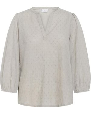 Kaffe Bluse Kasjila - Grau