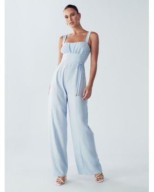 BWLDR Jumpsuit 'Orchid' - Blau