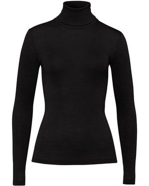Hanro Base Layer Woolen Silk - Schwarz