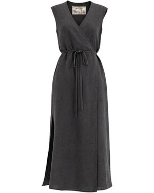 AmourLinen Sommerkleid Aurora - Schwarz