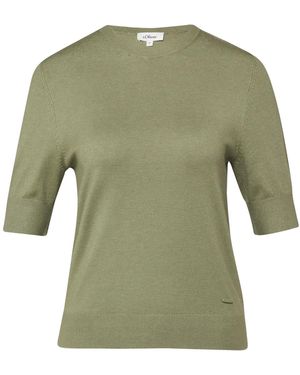 S.oliver Strickpullover - Grün