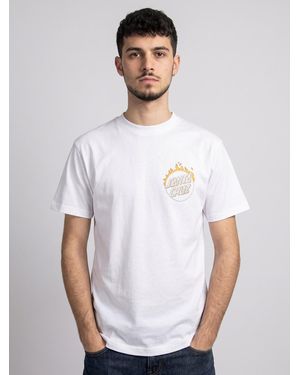 Santa Cruz Shirt Burnt - Weiß
