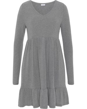 Lascana Kleid - Grau