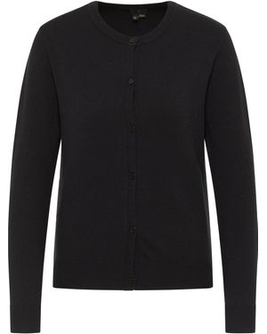 DreiMaster Klassik Strickjacke Melegnano - Schwarz