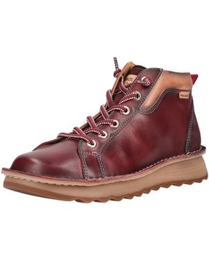 Pikolinos Stiefelette Leder Schnürstiefelette - Rot