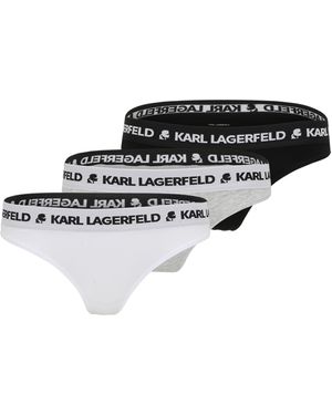 Karl Lagerfeld String (Gots) - Schwarz
