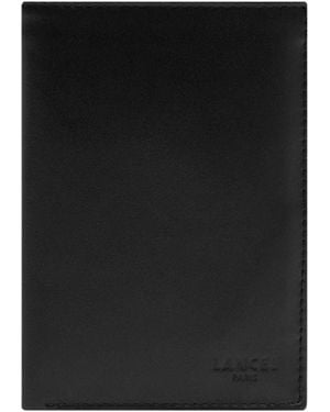 Lancel Portemonnaie Compagnon Portefeuille Leon Noir/Noir Homme - Schwarz