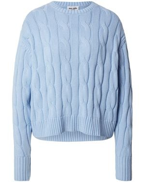 noar studios Pullover - Blau