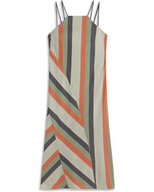 Thinking Mu Maxikleid Helia - Mehrfarbig