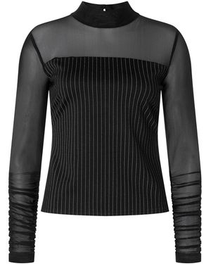 Ana Alcazar T-Shirt Angi - Schwarz