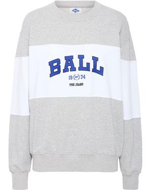 Ball Sweatshirt 'Montana' - Weiß