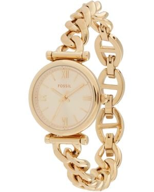 Fossil Uhr Und Armband Set Carlie - Mettallic