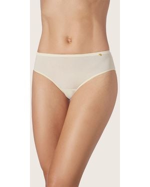 Zd - Zero Defects Panty Diana Mid Waist Soy Fiber - Natur