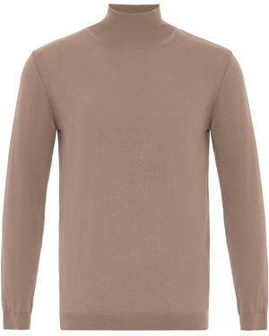 Antioch Full Turtleneck Pullover - Braun