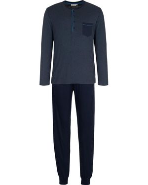 Pastunette Pyjama Lang - Blau