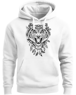 Neverless Sweatshirt Tiger - Grau