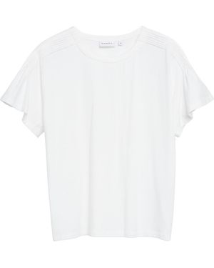 Comma, T-Shirt - Weiß