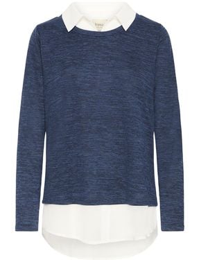 Fransa Pullover Emmie - Blau