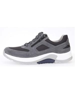 Gabor Schnürschuh Sneaker Herren 8000.25.06 Rauleder - Grau