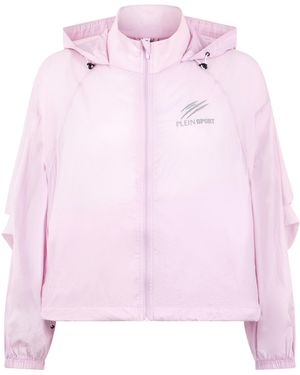 Philipp Plein Windbreaker Jacket Scratch - Pink