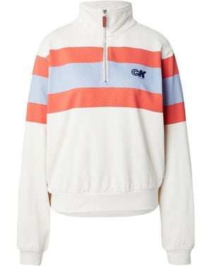 Calvin Klein Sweatshirt Rugby - Weiß
