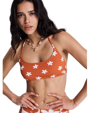 Roxy Bikinitop Hazy Days - Braun
