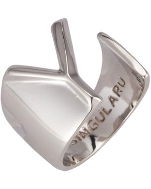 SINGULARU Ring Custom Letter Signet - Natur