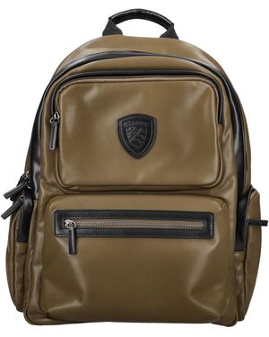 Blauer Rucksack - Grün